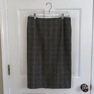 Donna Ricco subtle plaid pencil skirt size 4